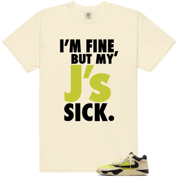 Travis Scott x Jordan Jumpman Jack Bright Cactus Match | Sick J's Shirt