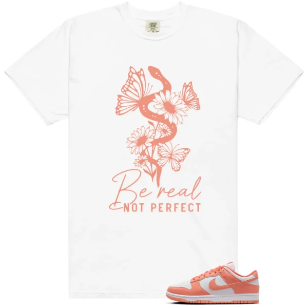 Be Real Tee to Match Wild Mango Dunks