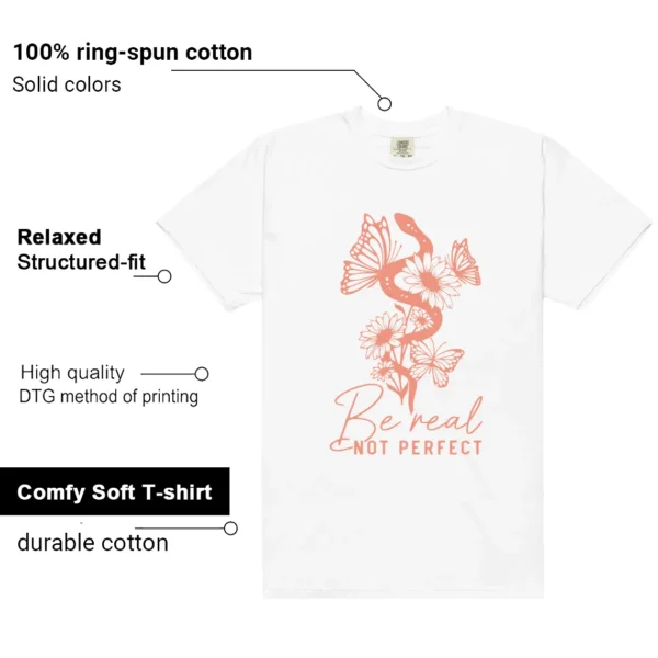 Be Real Tee to Match Wild Mango Dunks Features