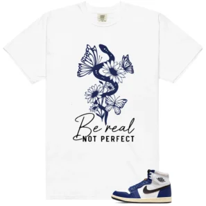 Be Real Tee to Match Air Jordan 1 Deep Royal Blue