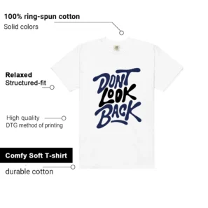 Air Jordan 1 Deep Royal Blue Matching: Don't Look Back Shirt Features