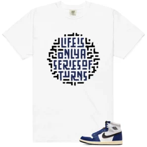 Air Jordan 1 Deep Royal Blue Sneaker Tee Life Turns