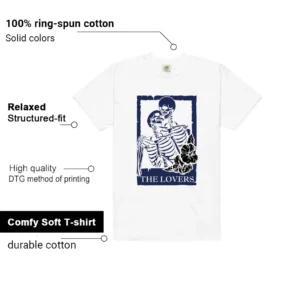 Lovers Tee for Air Jordan 1 Deep Royal Blue Sneakers Features