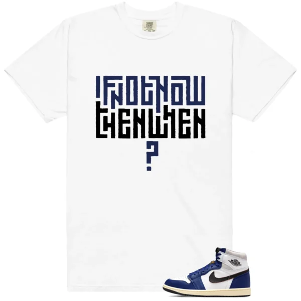 Air Jordan 1 Deep Royal Blue Style T-shirt Motivational Graphic