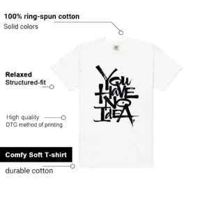 You Have No Idea Tshirt to Match Air Jordan 1 Deep Royal Blue Outfit Features