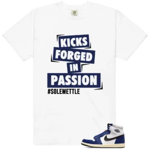 Passion Kicks Tee - Perfect Match for Air Jordan 1 Deep Royal Blue