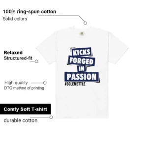 Passion Kicks Tee - Perfect Match for Air Jordan 1 Deep Royal Blue Features