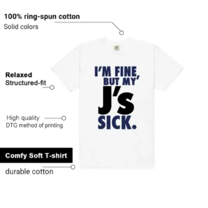 Air Jordan 1 Deep Royal Blue Match | Sick J's Shirt Features