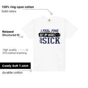 Air Jordan 1 Deep Royal Blue Match: Sick Kicks Shirt Features