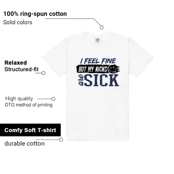 Air Jordan 1 Deep Royal Blue Match: Sick Kicks Shirt Features