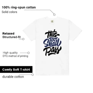 Air Jordan 1 Deep Royal Blue Sneaker Tee This Too Shall Pass Features