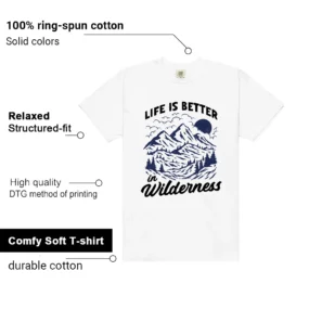 Wilderness Tee - Perfect with Air Jordan 1 Deep Royal Blue Features