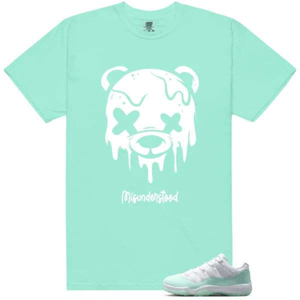 Air Jordan 11 Low Igloo Matching Tee - Drippy Bear Graphic - Air Jordan 11 Low Igloo Matching T-Shirt