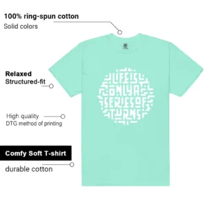 Air Jordan 11 Low Igloo Sneaker Tee Life Turns - Additional View - Air Jordan 11 Low Igloo Matching Tee