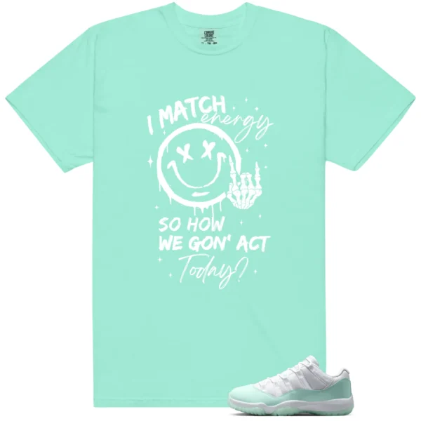 Air Jordan 11 Low Igloo Matching Tee Shirt - Match Energy - Air Jordan 11 Low Igloo Matching T-Shirt
