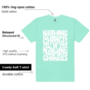 Air Jordan 11 Low Igloo Style: Nothing Changes Tee - Additional View - Air Jordan 11 Low Igloo Matching Tee