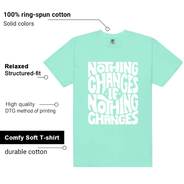Air Jordan 11 Low Igloo Style: Nothing Changes Tee - Additional View - Air Jordan 11 Low Igloo Matching Tee