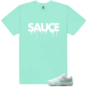 Sauce Tee to Match Your Air Jordan 11 Low Igloo - Air Jordan 11 Low Igloo Matching T-Shirt