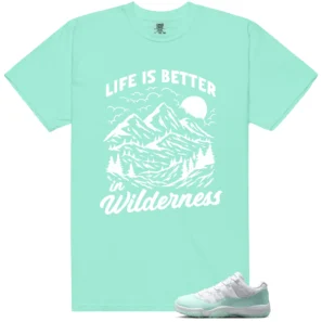 Wilderness Tee - Perfect with Air Jordan 11 Low Igloo - Air Jordan 11 Low Igloo Matching T-Shirt