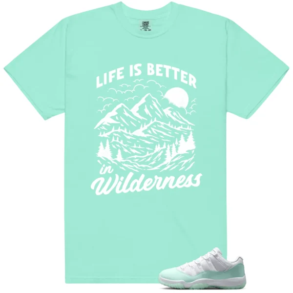Wilderness Tee - Perfect with Air Jordan 11 Low Igloo - Air Jordan 11 Low Igloo Matching T-Shirt