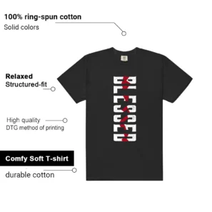 Blessed Tee | Air Jordan 11 Retro Low Bred 2025 Match shirt Features
