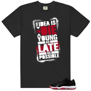 Die Young MatchShirt to Style Air Jordan 11 Retro Low Bred 2025