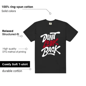 Air Jordan 11 Retro Low Bred 2025 Matching: Don't Look Back Shirt Features