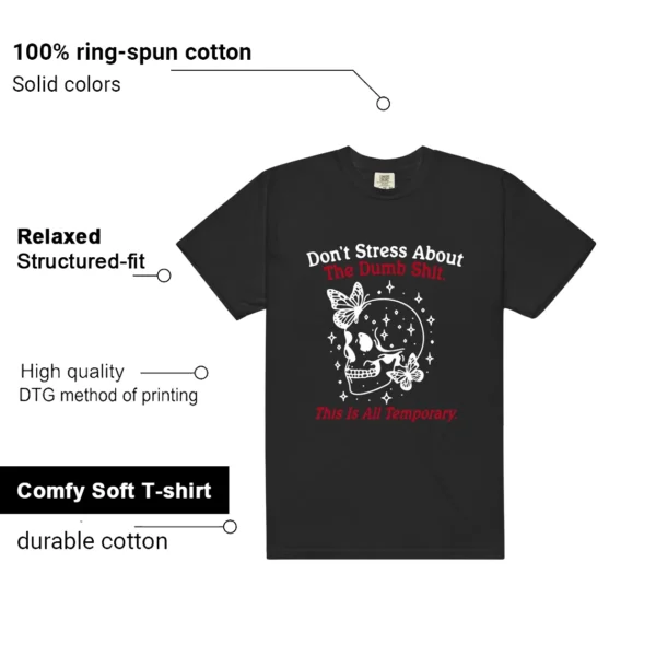 Style Air Jordan 11 Retro Low Bred 2025 With This Don't Stress TShirt Features