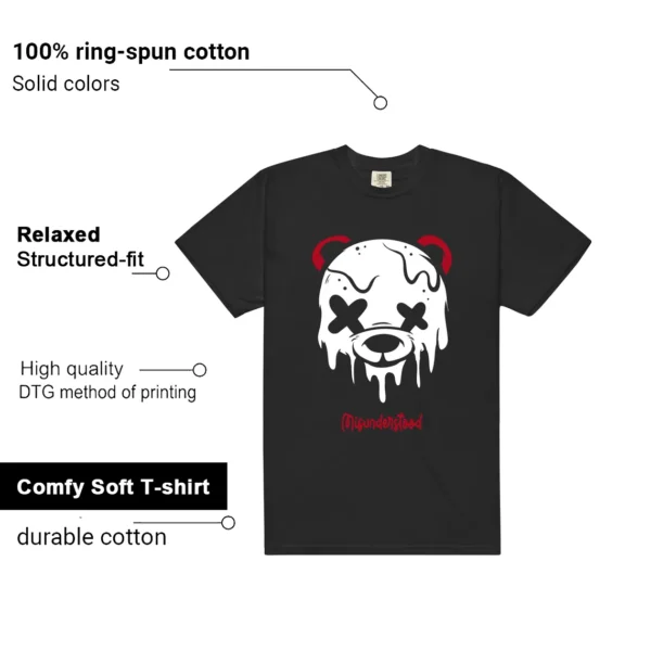 Air Jordan 11 Retro Low Bred 2025 Matching Tee - Drippy Bear Graphic Features