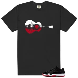Guitar Shirt for Air Jordan 11 Retro Low Bred 2025 Sneaker