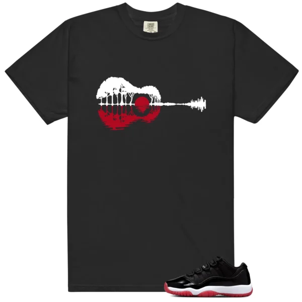Guitar Shirt for Air Jordan 11 Retro Low Bred 2025 Sneaker