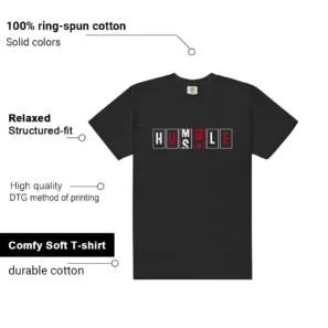 Air Jordan 11 Retro Low Bred 2025 - Hustle Humble T-Shirt Features