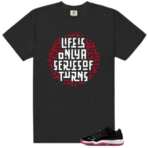 Air Jordan 11 Retro Low Bred 2025 Sneaker Tee Life Turns