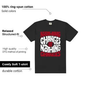 Air Jordan 11 Retro Low Bred 2025 Style: Nothing Changes Tee Features
