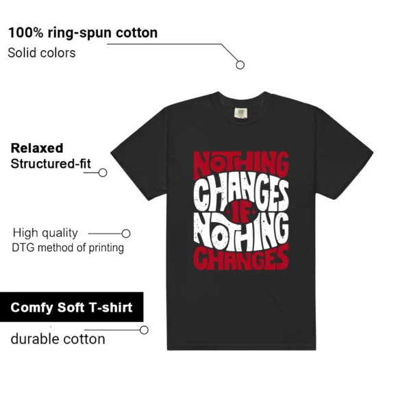 Air Jordan 11 Retro Low Bred 2025 Style: Nothing Changes Tee Features
