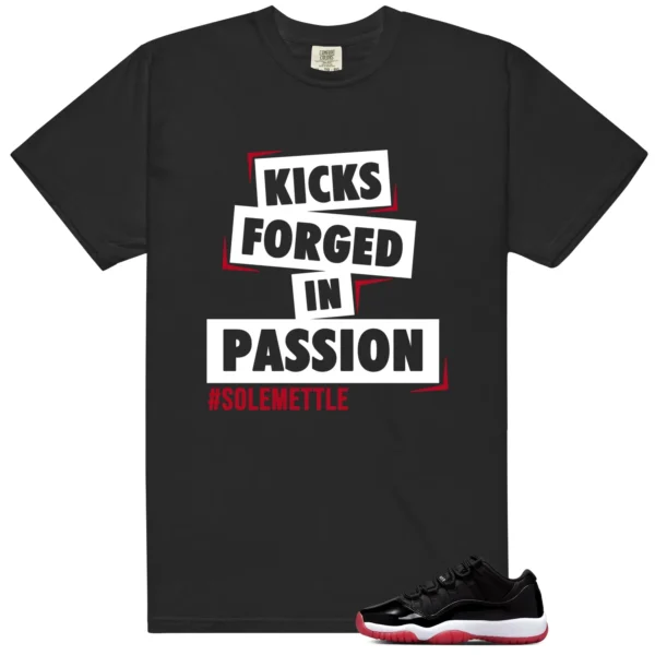 Passion Kicks Tee - Perfect Match for Air Jordan 11 Retro Low Bred 2025