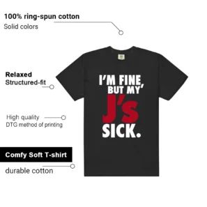 Air Jordan 11 Retro Low Bred 2025 Match | Sick J's Shirt Features