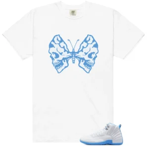 Butterfly Skulls Shirt for Air Jordan 12 Melo Fans