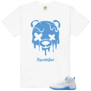 Air Jordan 12 Melo Matching Tee - Drippy Bear Graphic
