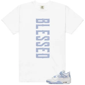 Blessed Tee | Air Jordan 4 Forget Me Not Match shirt