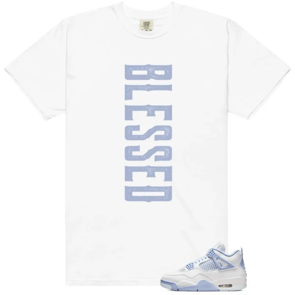 Blessed Tee | Air Jordan 4 Forget Me Not Match shirt