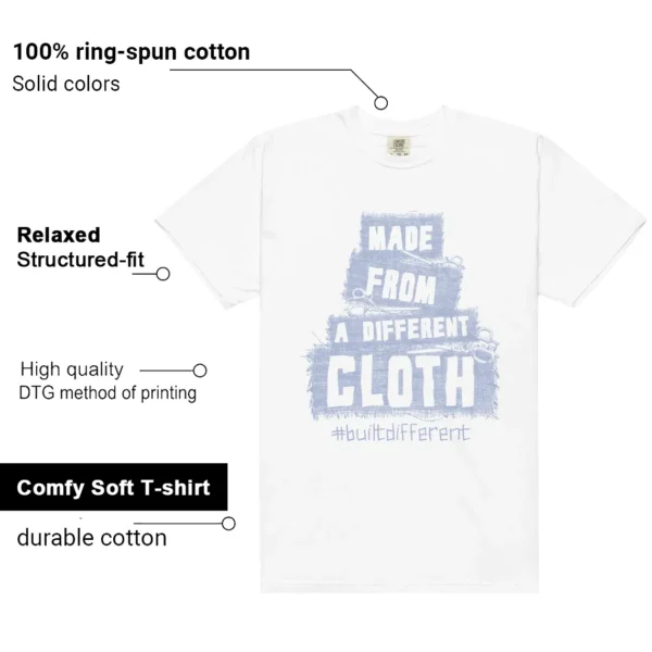 Built Different Tee for Air Jordan 4 Forget Me Not Features