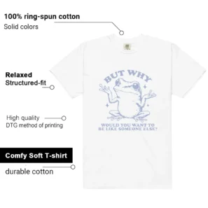 Funny But Why Shirt for Air Jordan 4 Forget Me Not Features