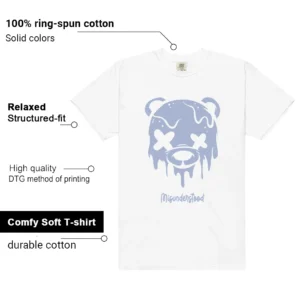 Air Jordan 4 Forget Me Not Matching Tee - Drippy Bear Graphic Features