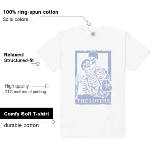 Lovers Tee for Air Jordan 4 Forget Me Not Sneakers Features