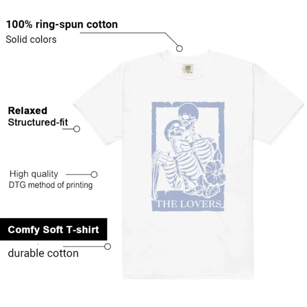 Lovers Tee for Air Jordan 4 Forget Me Not Sneakers Features