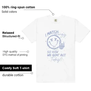 Air Jordan 4 Forget Me Not Matching Tee Shirt - Match Energy Features