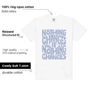 Air Jordan 4 Forget Me Not Style: Nothing Changes Tee Features