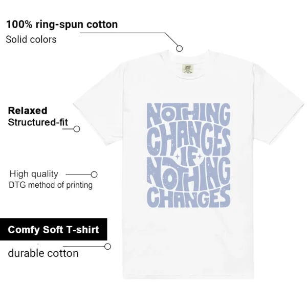 Air Jordan 4 Forget Me Not Style: Nothing Changes Tee Features