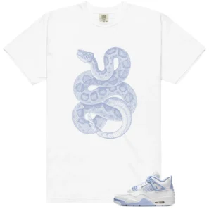 Python Snake Shirt for Air Jordan 4 Forget Me Not Sneaker